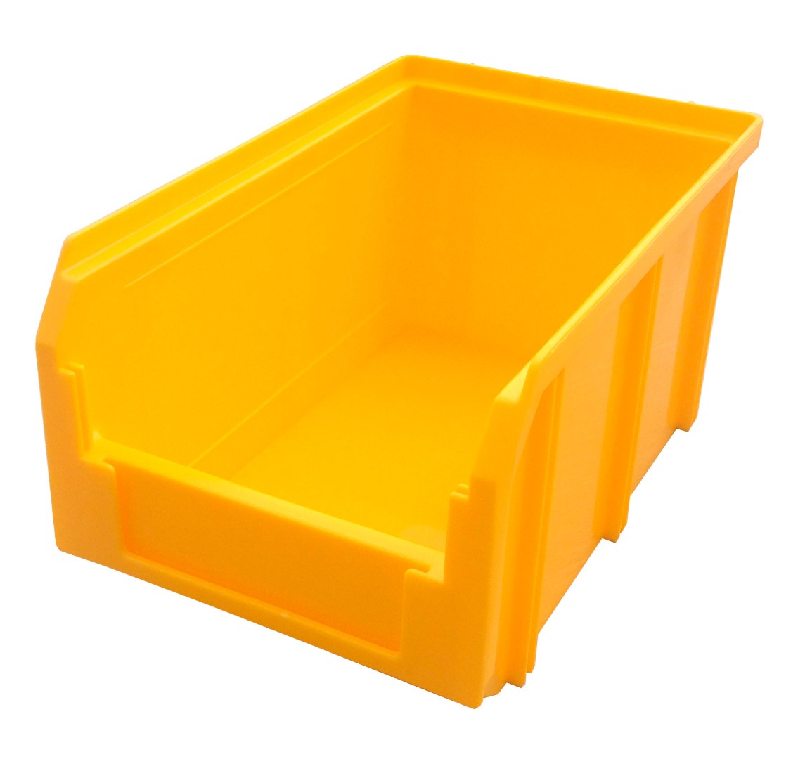 Пластиковый ящик Стелла V2, нестандарт по цвету, темно-желтый