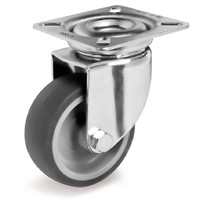 Колесо Tellure Rota 384202 поворотное, диаметр 60 мм, нагрузка 60 кг