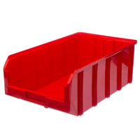 Пластиковый ящик Стелла-техник V-4-красный 502х305х186 мм, 20 литров
