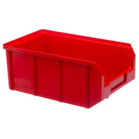 Пластиковый ящик Стелла-техник V-3-красный 341х207x143 мм, 9,4 литра