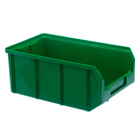 Пластиковый ящик Стелла-техник V-3-зеленый 342х207x143 мм, 9,4 литра