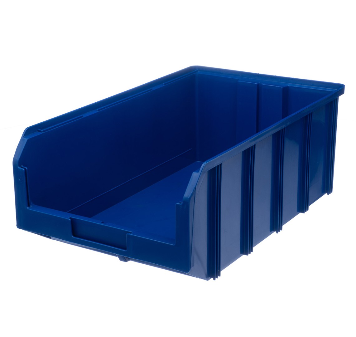 Пластиковый ящик Стелла-техник V-4-синий 502х305х186 мм, 20 л