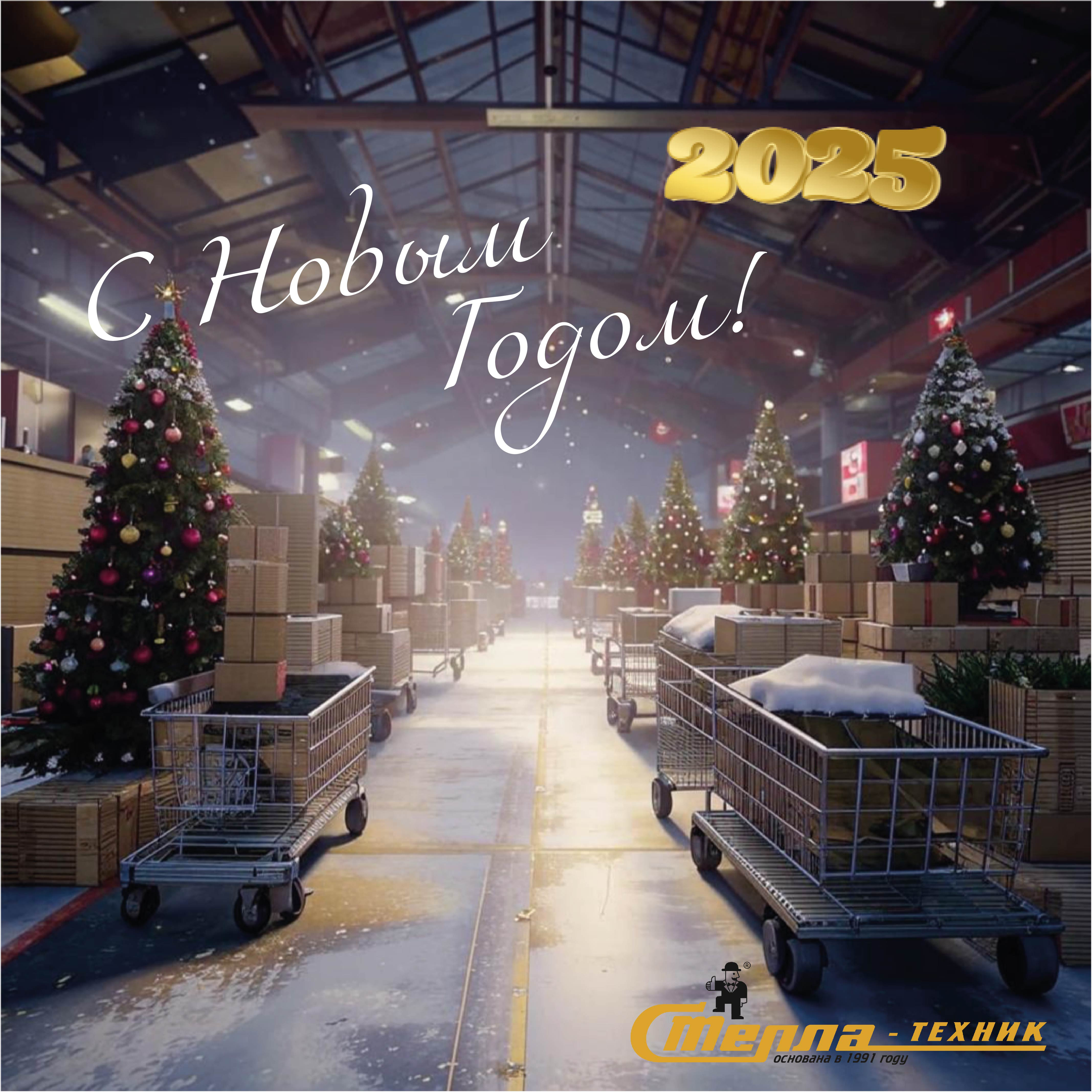 С новогодними праздниками!