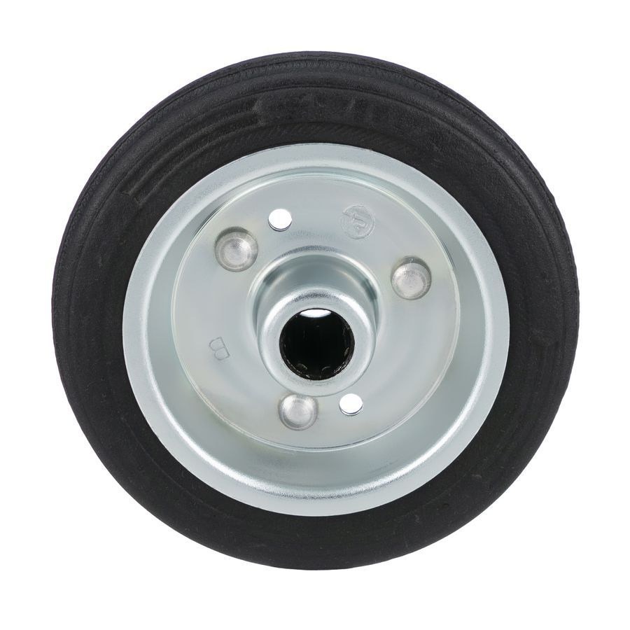 Колесо промышленное без опоры Tellure Rota 533121 (80 мм, 65 кг, под ось 12, резина/сталь)