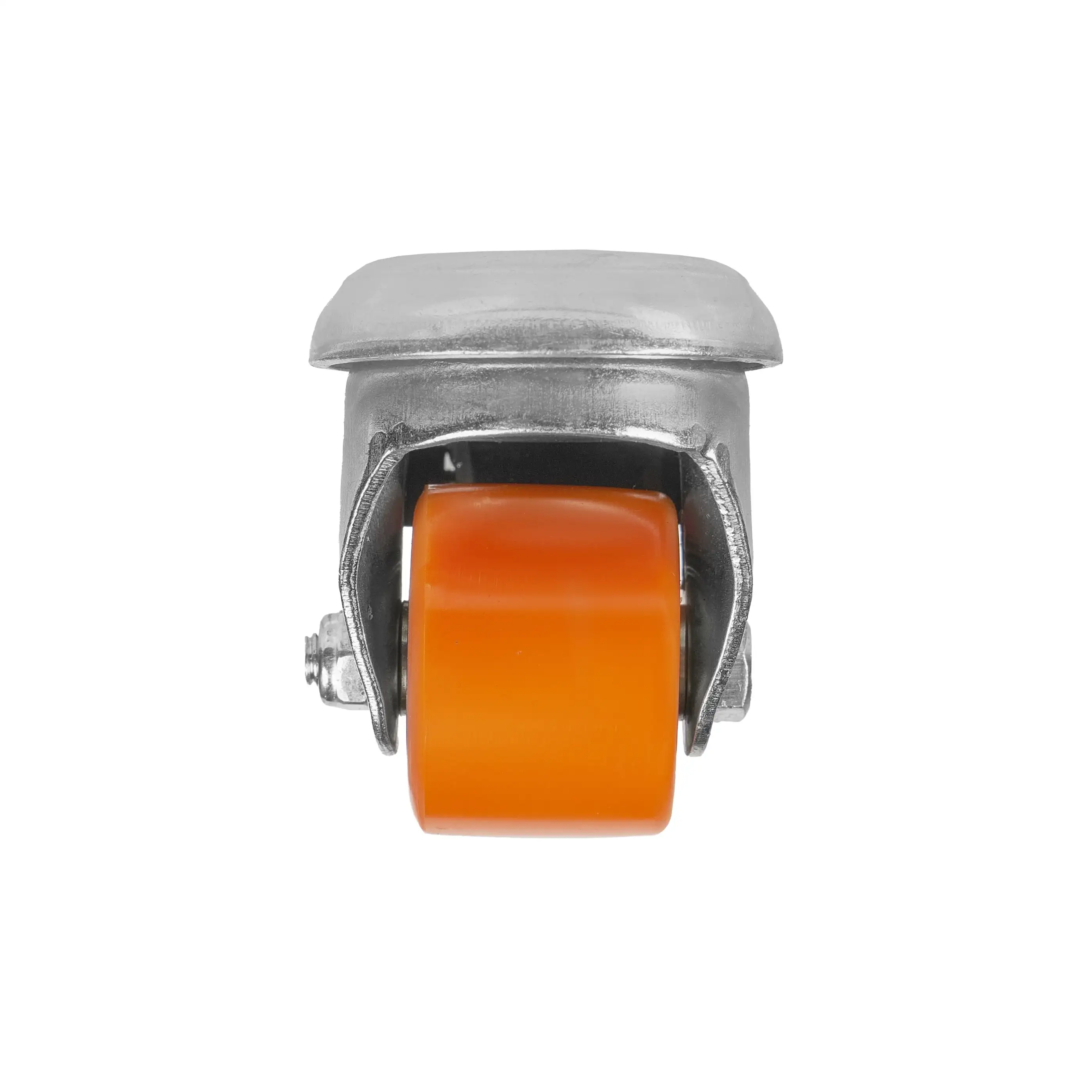 Колесо (35 мм, 100 кг) большегрузное поворотное с тормозом Стелла-техник, полиуретан / сталь