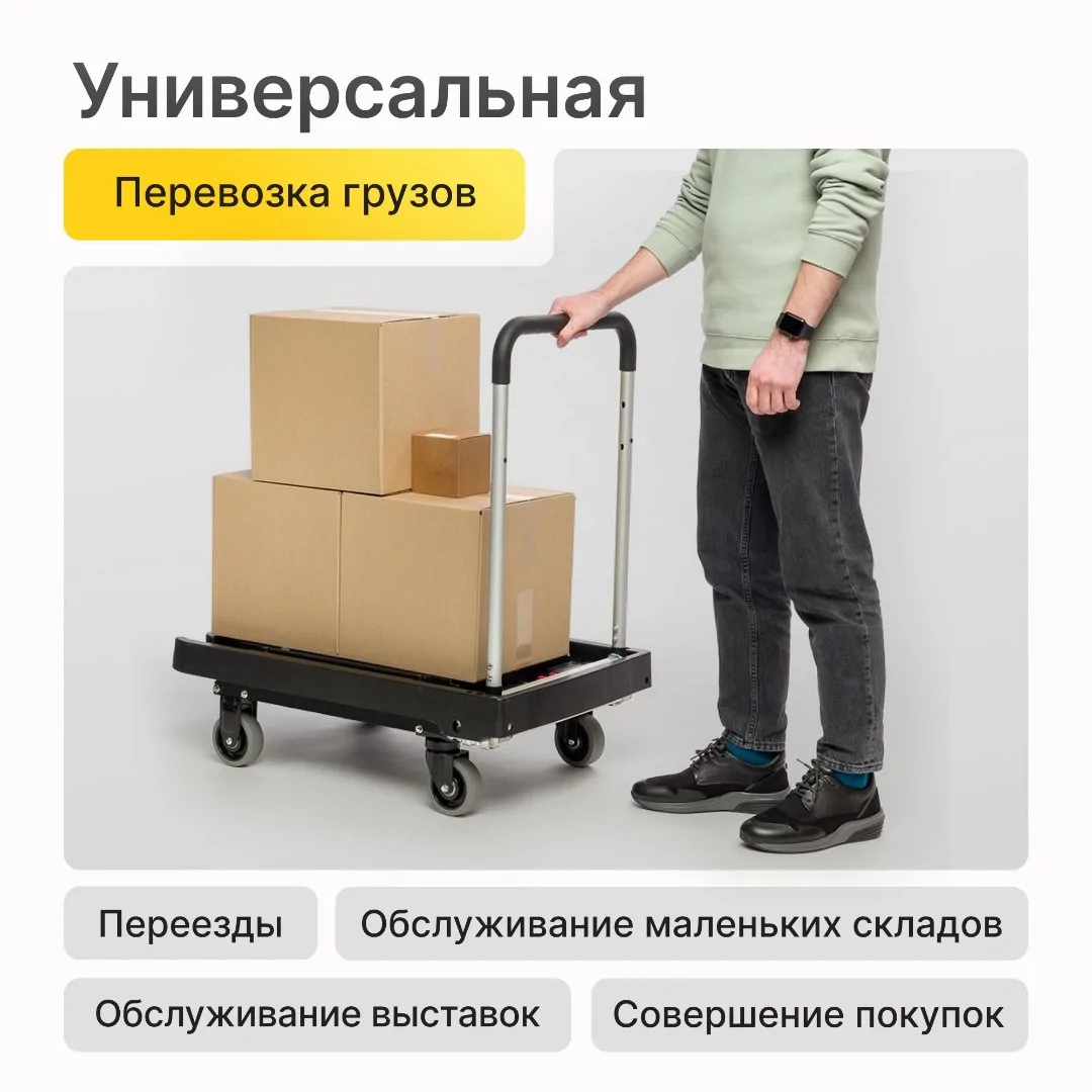 Тележка складная платформенная Стелла-техник FF-XL (до 200 кг)